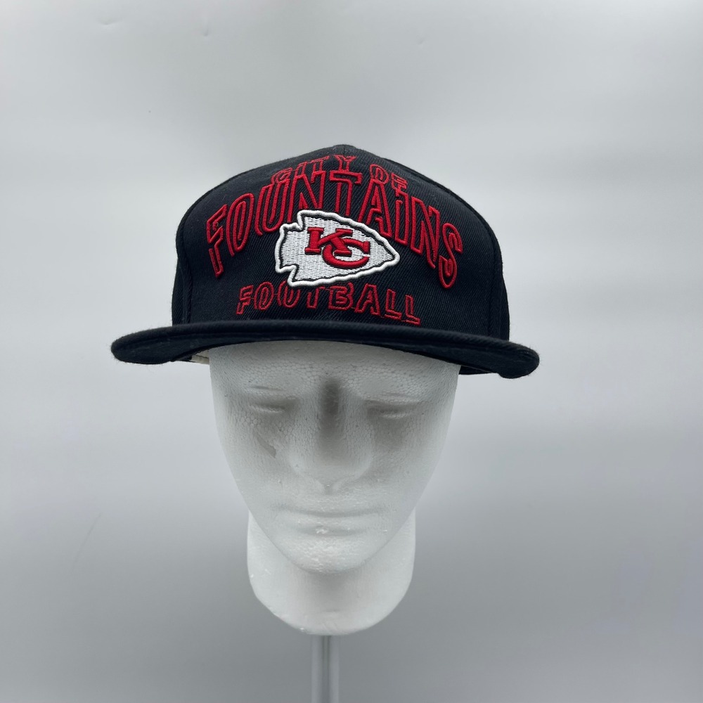 New Era 9FIFTY OSFM Black Kansas City Chiefs City of Fountains Cap Snapback Hat